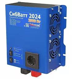 Купить СибВатт 2024 инвертор, преобразователь напряжения DC/AC, 24В/220В, 2000Вт в Екатеринбурге