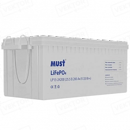 Купить Аккумулятор MUST LP15-24100 LiFePO4 25,6 В 200 А·ч в Екатеринбурге